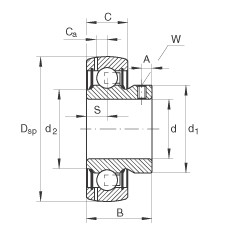 Cuscinetto GAY40-NPP-B INA