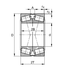 Cuscinetto 32230-A-N11CA-A250-300 FAG