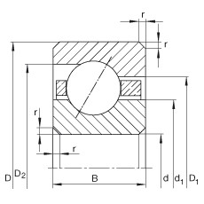 Cuscinetto CSEA050 INA