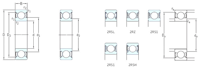 Cuscinetto W638/4X-2Z SKF