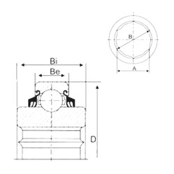 Cuscinetto W208PPB21 CYSD