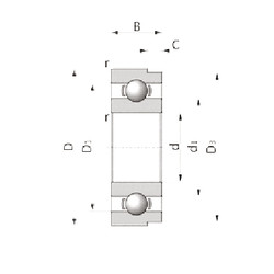 Cuscinetto SX05A52 NTN