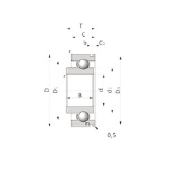 Cuscinetto SX05A45NCS08 NTN