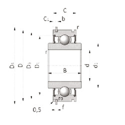 Cuscinetto BB1-3255 SKF