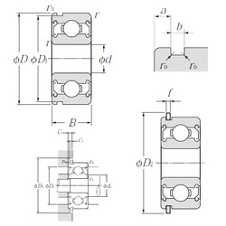 Cuscinetto F-SC6A06ZZ1NR NTN