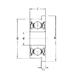 Cuscinetto FR133ZZ FBJ