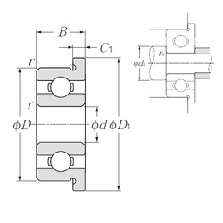 Cuscinetto FL602 NTN