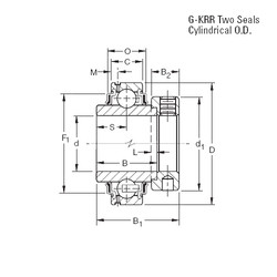 Cuscinetto G1106KRR Timken