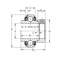 Cuscinetto GN203KLLB Timken