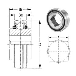 Cuscinetto GW209PPB8 CYSD