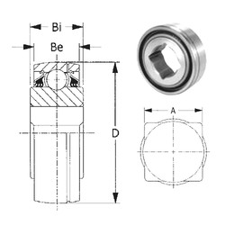 Cuscinetto GW208PPB17 CYSD