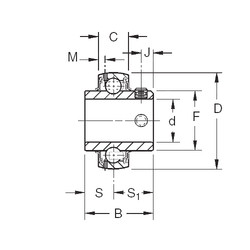 Cuscinetto GY1210KRRB Timken