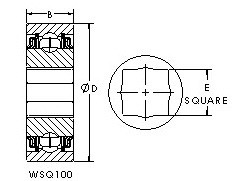 Cuscinetto WSQ111-108 AST