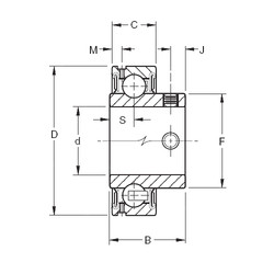 Cuscinetto GYA103RR2 Timken