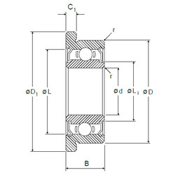 Cuscinetto LF-1680HH NMB