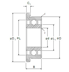 Cuscinetto RF-1950 NMB