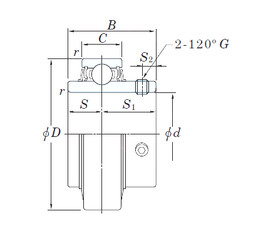 Cuscinetto RB201-8 KOYO