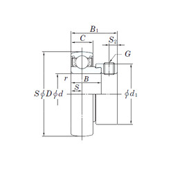 Cuscinetto SA207-23 KOYO