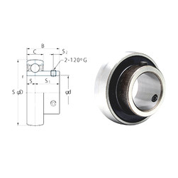 Cuscinetto SB206-19 FYH