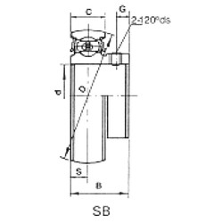 Cuscinetto SB209 CRAFT