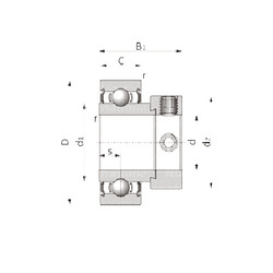 Cuscinetto SBX0437U1C3 NTN