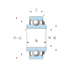 Cuscinetto SBX07A60LMLSQ1 NTN