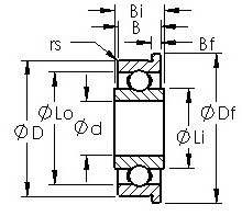 Cuscinetto SFRW155 AST