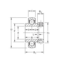 Cuscinetto SMN114KB Timken