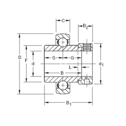 Cuscinetto SM1203KB Timken