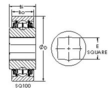 Cuscinetto SQ108-102X AST