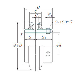 Cuscinetto UC208S6 KOYO