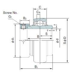 Cuscinetto UG206+ER NACHI