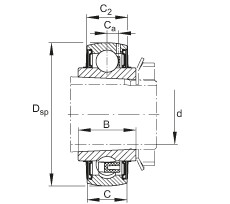 Cuscinetto UK210 FAG