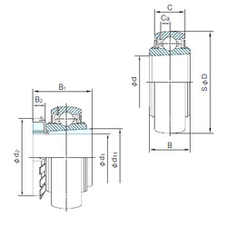 Cuscinetto UK205+H2305 NACHI