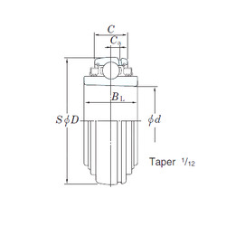 Cuscinetto UK308L3 KOYO