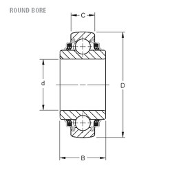 Cuscinetto W208PPB7 Timken