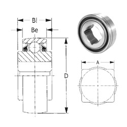 Cuscinetto W208PPB9 CYSD