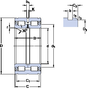 Cuscinetto NNF 5036 ADA-2LSV SKF