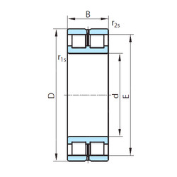 Cuscinetto NNCL4980V PSL