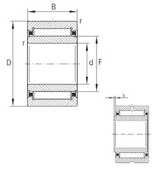 Cuscinetto NKI7/16-TN-XL INA