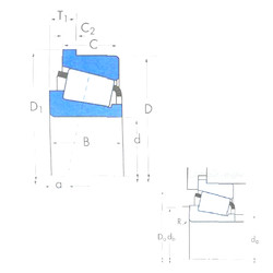 Cuscinetto LM567949/LM567910B Timken