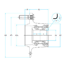 Cuscinetto ZA-32BWK08A-Y-2-01 H NSK