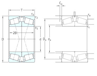 Cuscinetto 32224J2/DF SKF