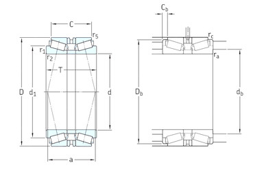 Cuscinetto 32220T108J2/DB SKF