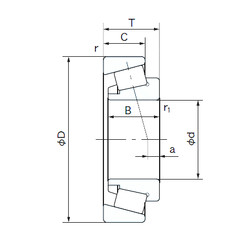 Cuscinetto TSM15ED NACHI