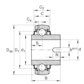 Cuscinetto GLE20-KRR-B INA