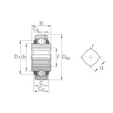 Cuscinetto GVK100-208-KTT-B-AS2/V INA