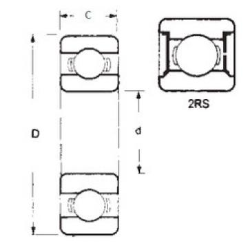 Cuscinetto 6809-2RS FBJ