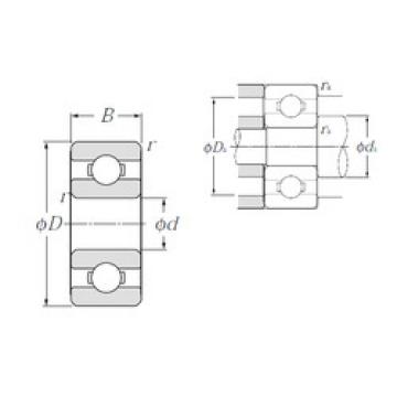 Cuscinetto R166 NTN