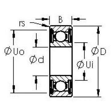 Cuscinetto SR166XZY05 AST